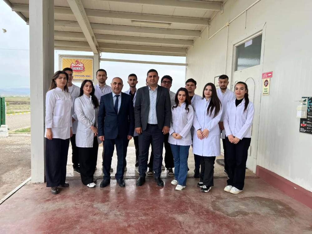 Naxçıvan Dövlət Universitetinin tələbələri “Ləzzət Broyler” MMC-də olublar