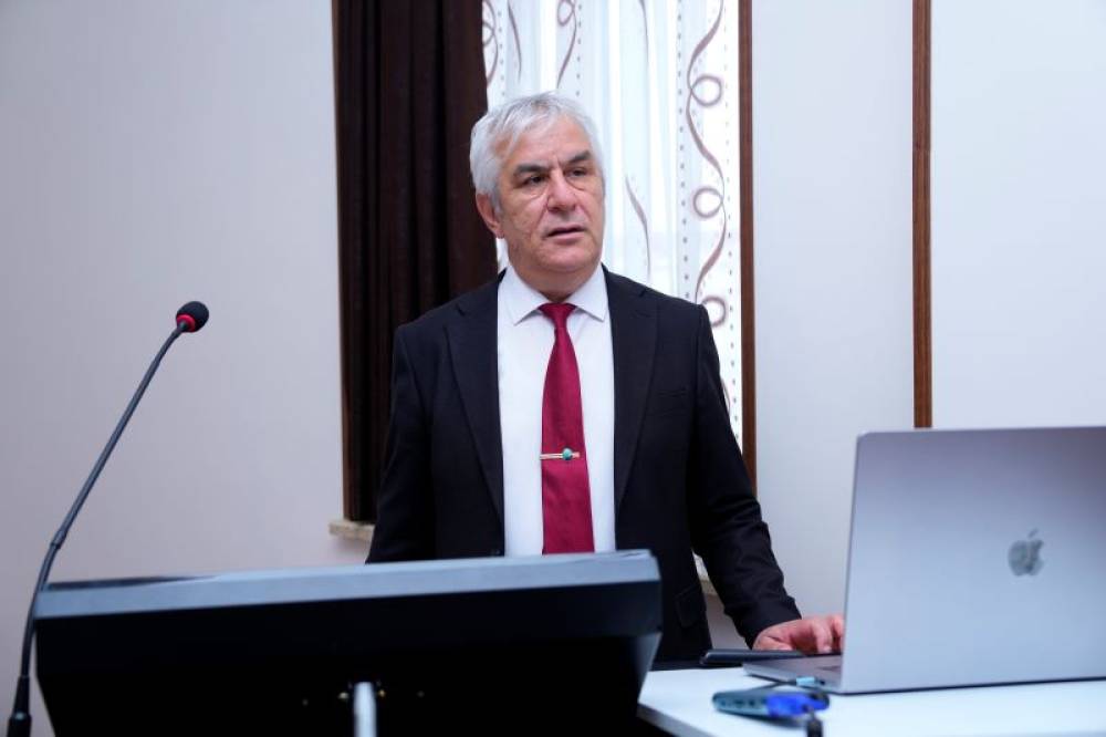 NDU-da Qafqaz Universitetinin professoru İsa Özaydın təlim keçib