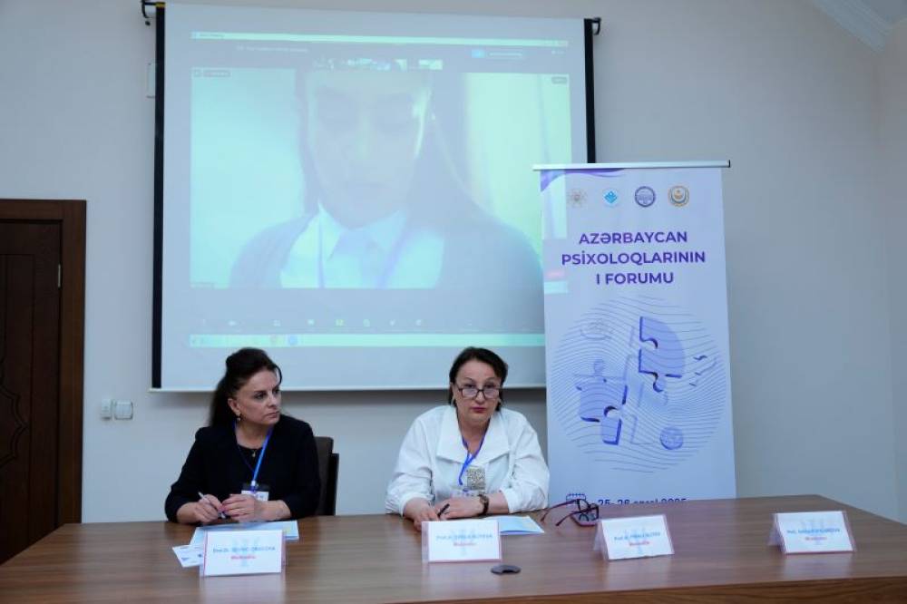 Aprelin 25-də  “Azərbaycan Psixoloqlarının I Forumu” keçirilib.