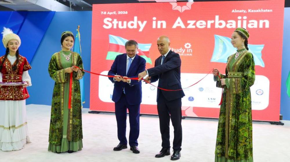 Naxçıvan Dövlət Universitetinin rektoru “Study in Azerbaijan” təhsil sərgisinin açılış mərasimində iştirak edib