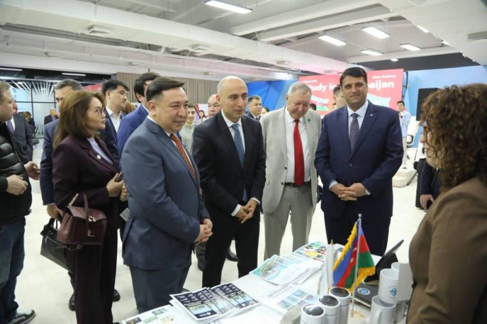 Naxçıvan Dövlət Universiteti Qazaxıstanda keçirilən "Study in Azerbaijan" təhsil sərgisində geniş təqdimatla çıxış edib