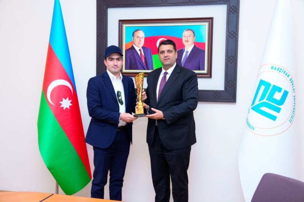 Naxçıvan Dövlət Universitetinin tələbəsi Şəhriyar Quliyevin beynəlxalq uğuru