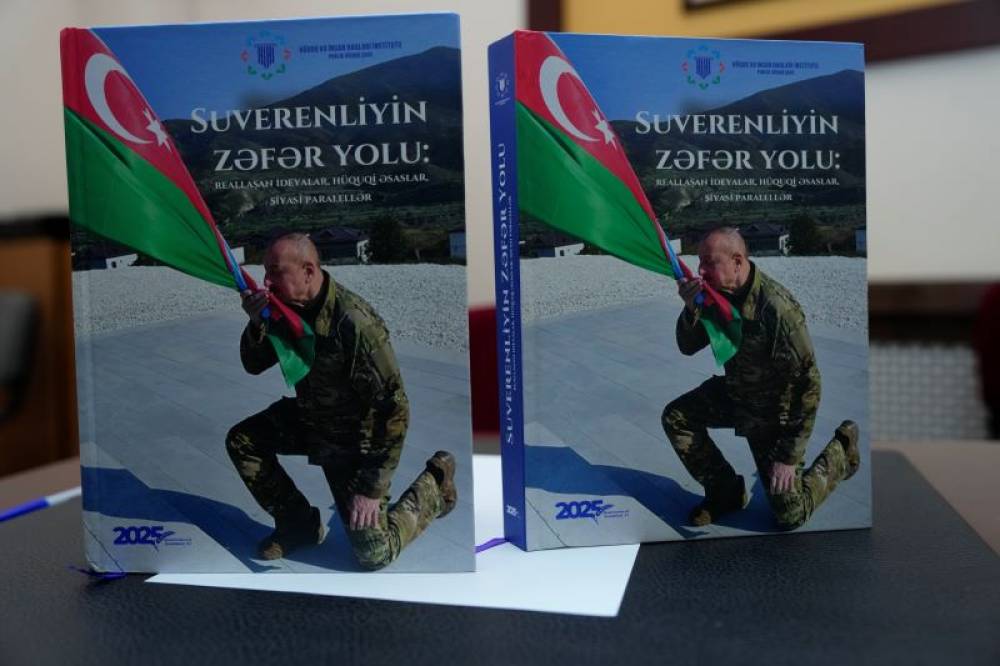 NDU-da “Suverenliyin Zəfər yolu: reallaşan ideyalar, hüquqi əsaslar və siyasi paralellər” kitabının təqdimatı olub