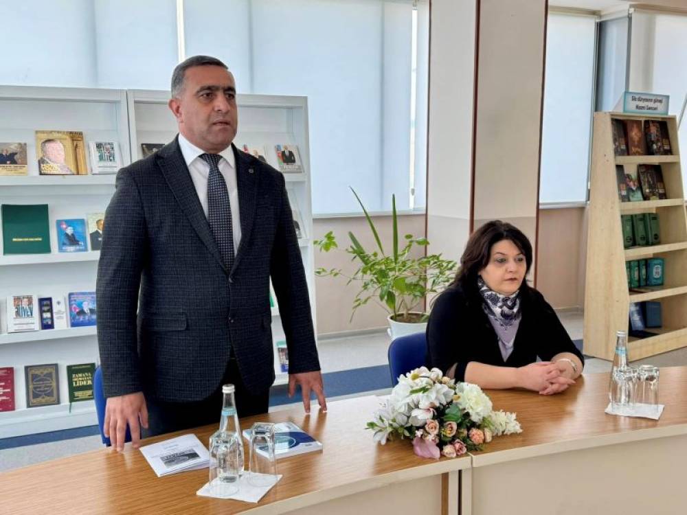 NDU-da "Riyazi analiz" kitabının təqdimatı keçirilib