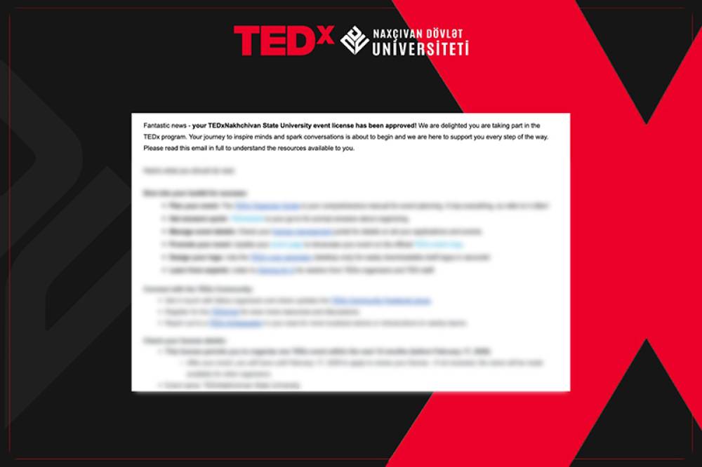 NDU-da TEDx tədbiri keçiriləcək