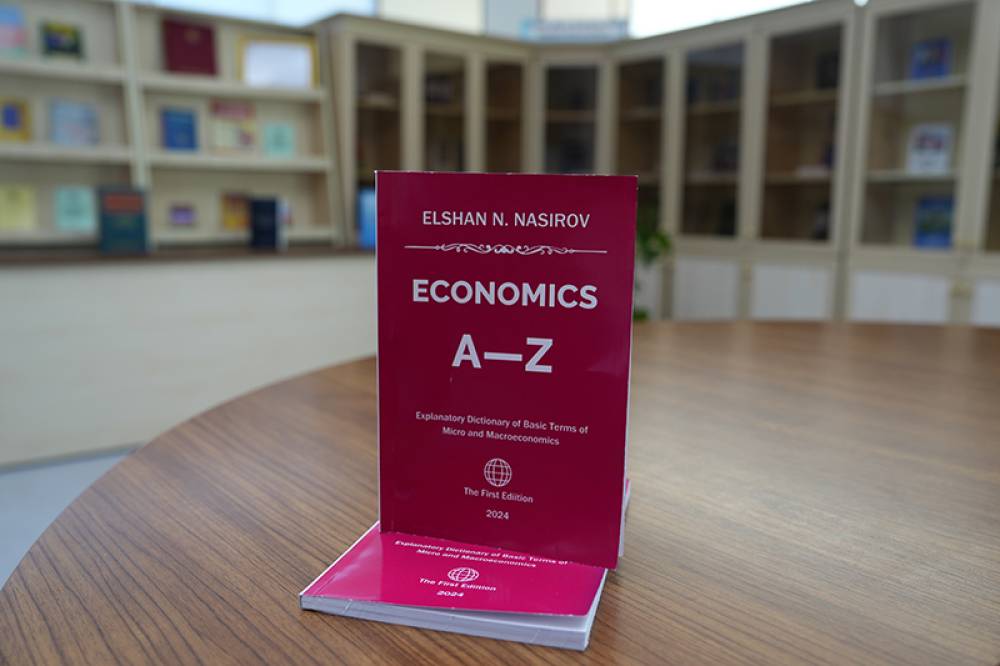 NDU-da ingilis dilində hazırlanmış “Economics A-Z” kitabının təqdimatı keçirilib