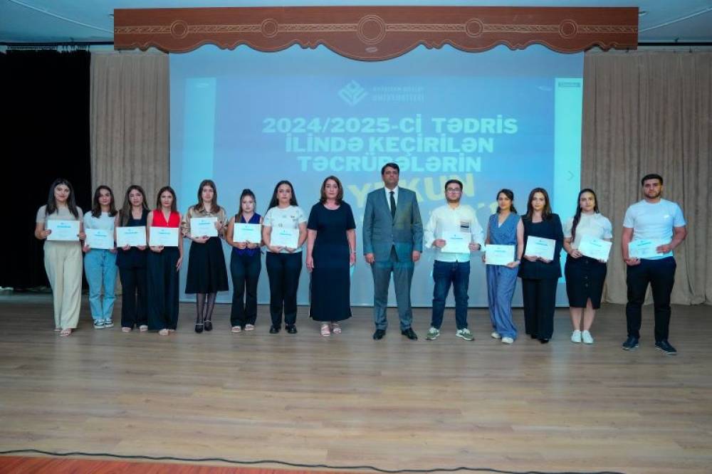 Naxçıvan Dövlət Universitetində 2024-2025-ci tədris ilinə aid təcrübələrin yekun konfransı keçirilib