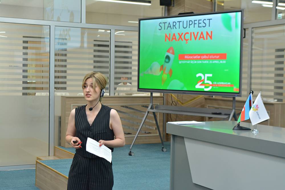 “StartupFest Naxçıvan” proqramının yekun tədbiri keçirilib
