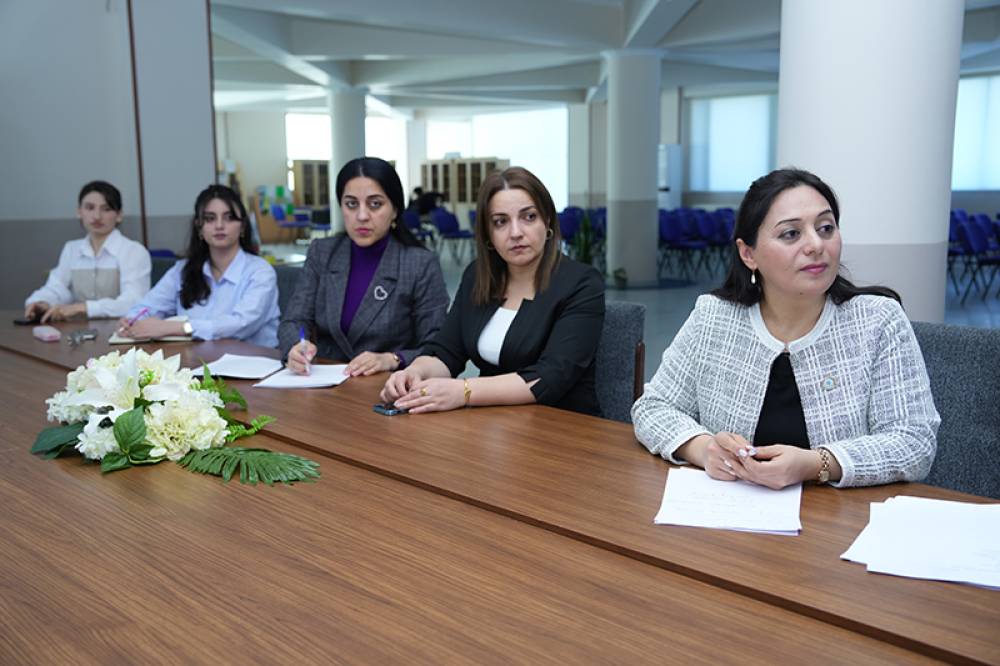 NDU Elmi Kitabxanası ilə AMEA Mərkəzi Elmi Kitabxanası arasında əməkdaşlıq görüşü olub