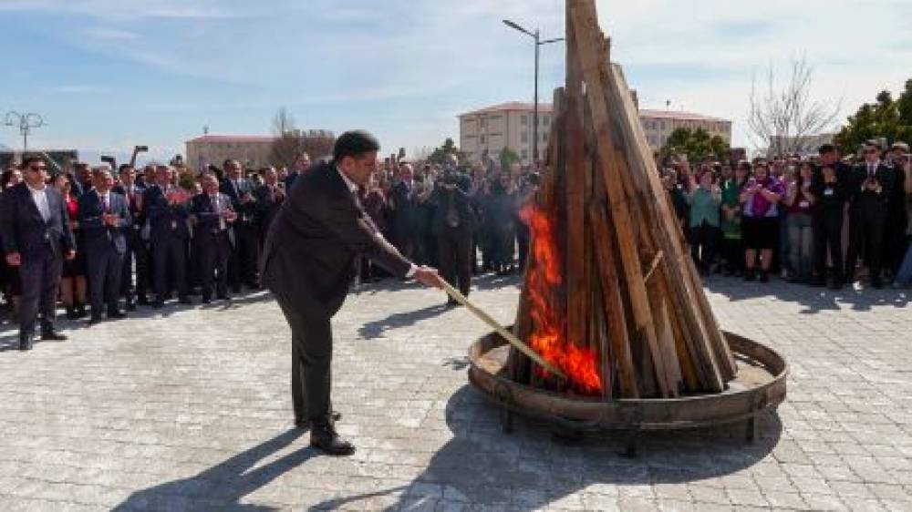 Naxçıvan Dövlət Universitetində Novruz Şənliyi keçirilib