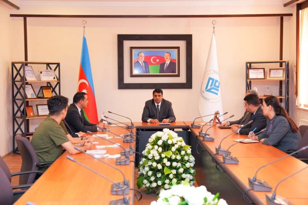 NDU-da “Sabahın alimləri” müsabiqəsinin qızıl medalçıları ilə görüş keçirilib