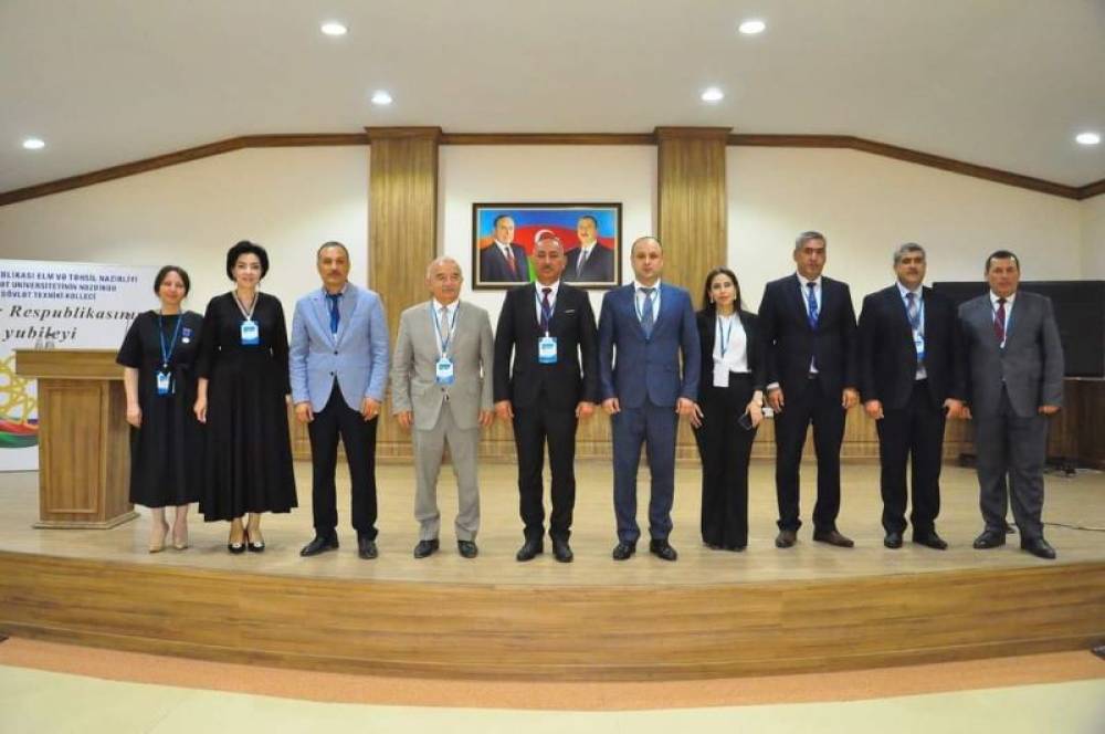 Naxçıvan Muxtar Respublikasının yaranmasının 100 illiyi ilə bağlı Naxçıvan Dövlət Texniki Kollecində geniştərkibli konfrans keçirilib