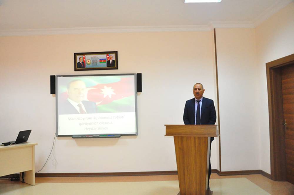 "Yaşıl Dünya Naminə Həmrəylik İli” çərçivəsində "Nəqliyyat vasitələri və Ətraf mühit" mövzusunda açıq dərs keçilib