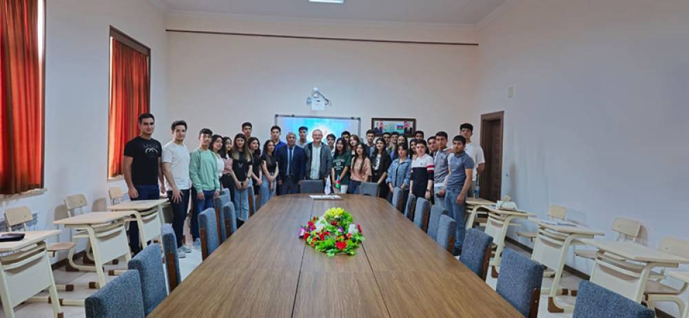 Çankırı Karatekin Univeristetinin professoru Naxçıvan Dövlət Universitetində mühazirələr oxuyub