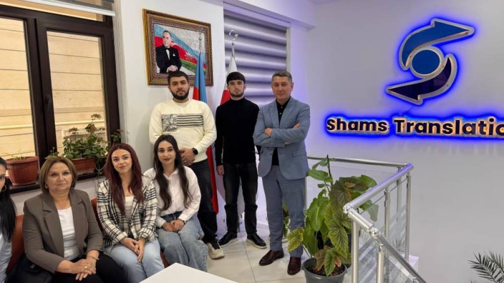 Naxçıvan Dövlət Universiteti Tərcümə ixtisası tələbələrinin Bakı şəhərində istehsalat təcrübəsi davam edi