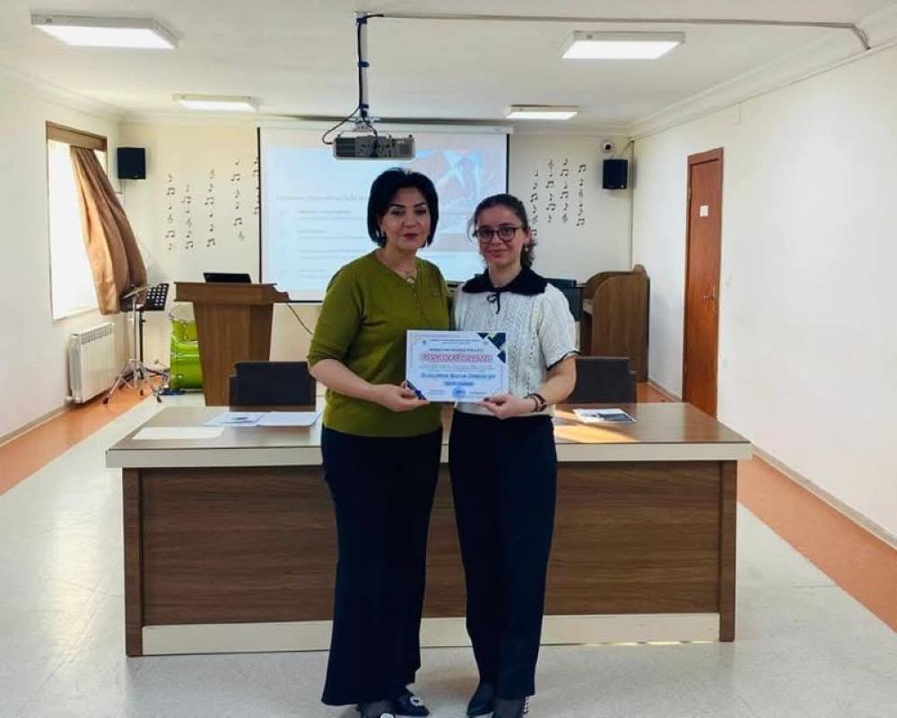 Naxçıvan Musiqi Kollecində “Həyəcanın idarə edilməsi” mövzusunda təlim keçirilib