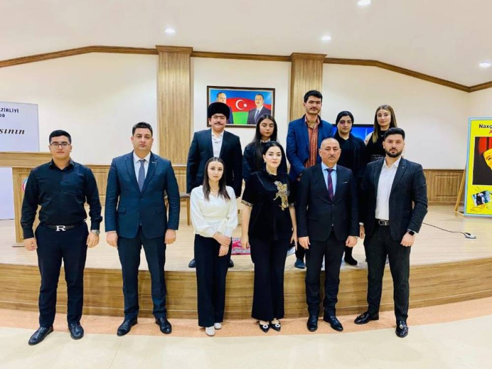 NDU-nun  Naxçıvan Dövlət Texniki  Kolleci və Naxçıvan Musiqi Kollecinin tələbə və müəllimlərin iştirakı ilə hazırlanan "Erkən yaşda nikahların qarşısının alınması və təhsilli qadın təhsilli cəmiyyətin təməlidir" adlı tədbir keçirilib