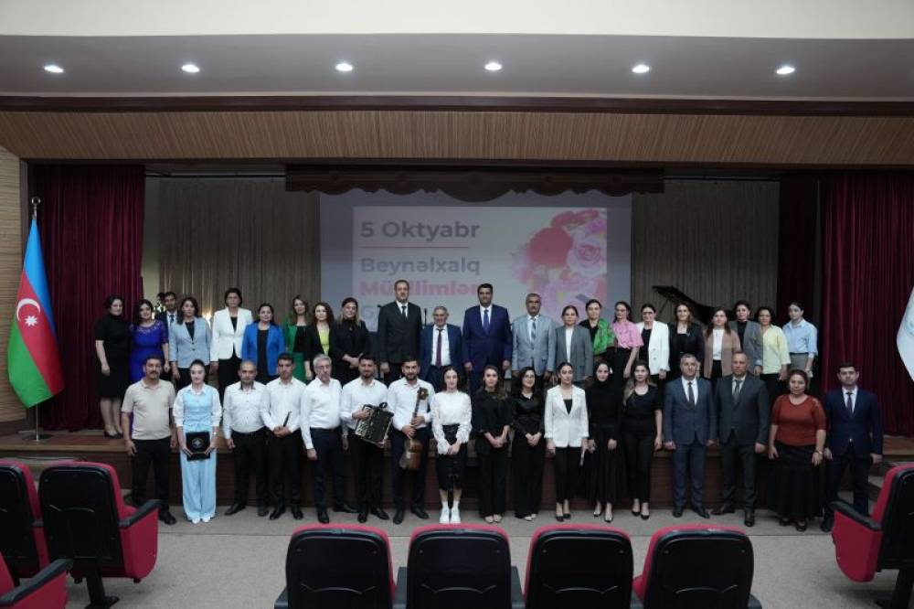 Ali təhsil ocağında  Beynəlxalq Müəllimlər Günü qeyd edilib