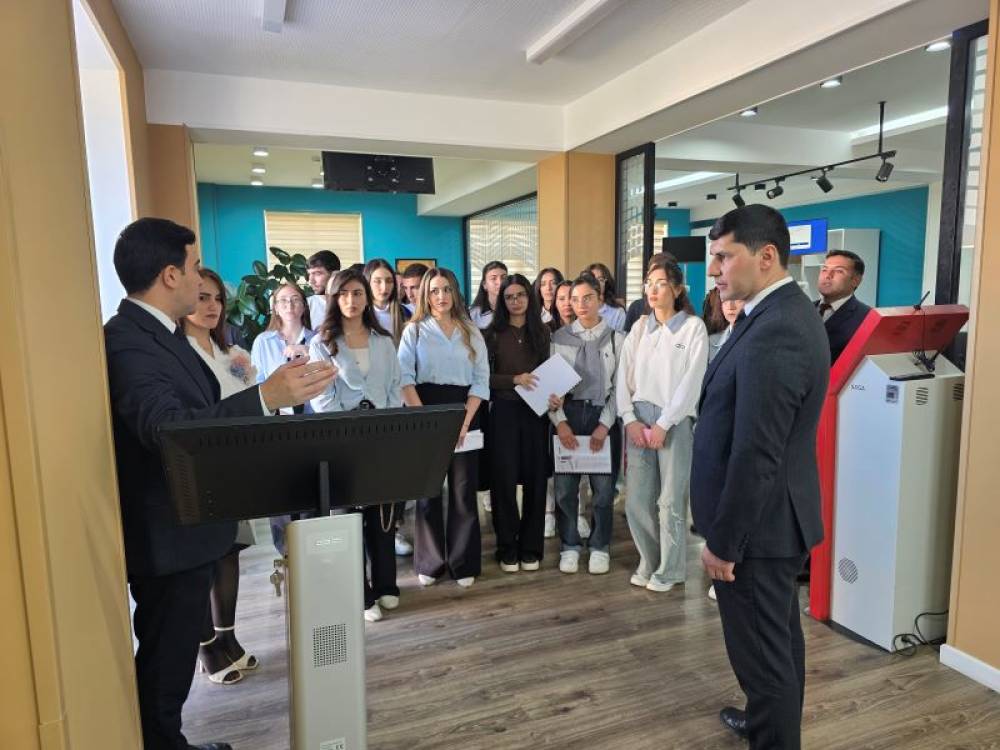  Naxçıvan Muxtar Respublikasının İqtisadiyyat Nazirliyi yanında Dövlət Vergi Xidməti Naxçıvan Dövlət Universitetinin tələbələri üçün “Açıq qapı günü” təşkil edib