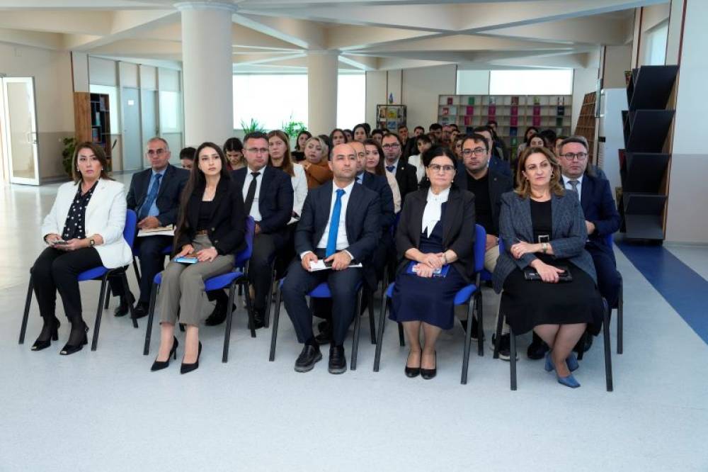 Naxçıvan Dövlət Universitetində doktorantlarla görüş keçirilib