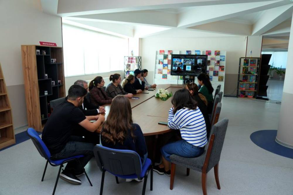 NDU ilə UNEC kitabxanaları arasında onlayn əməkdaşlıq görüşü keçirilib