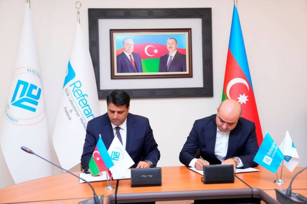 NDU və Referans Naxçıvan Tibbi Mərkəzi arasında  əməkdaşlığa dair Anlaşma Memorandumu imzalanıb
